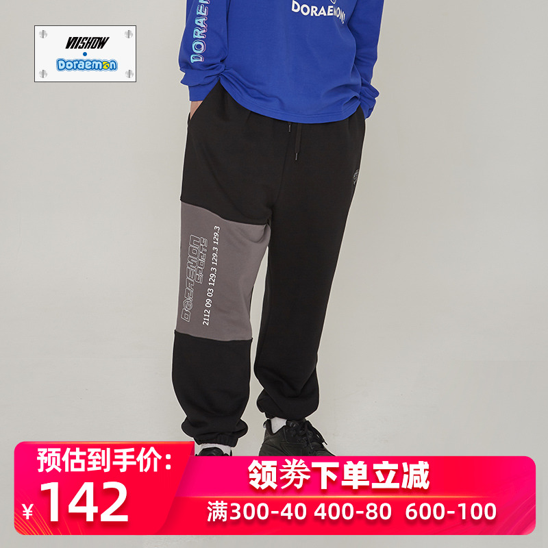 VIISHOW哆啦A梦联名款秋季新款休闲裤男 潮牌男士直筒裤束脚裤子在类目 男装, 休闲裤中 - 来自Buy2taobao.com提供专业的淘宝代购服务