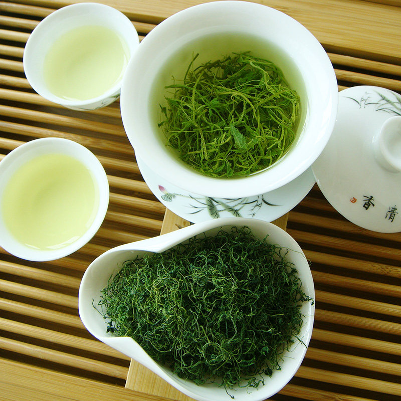 陕西平利绞股蓝龙须茶正品野生特级福音草茶叶官方旗舰店七叶龙须