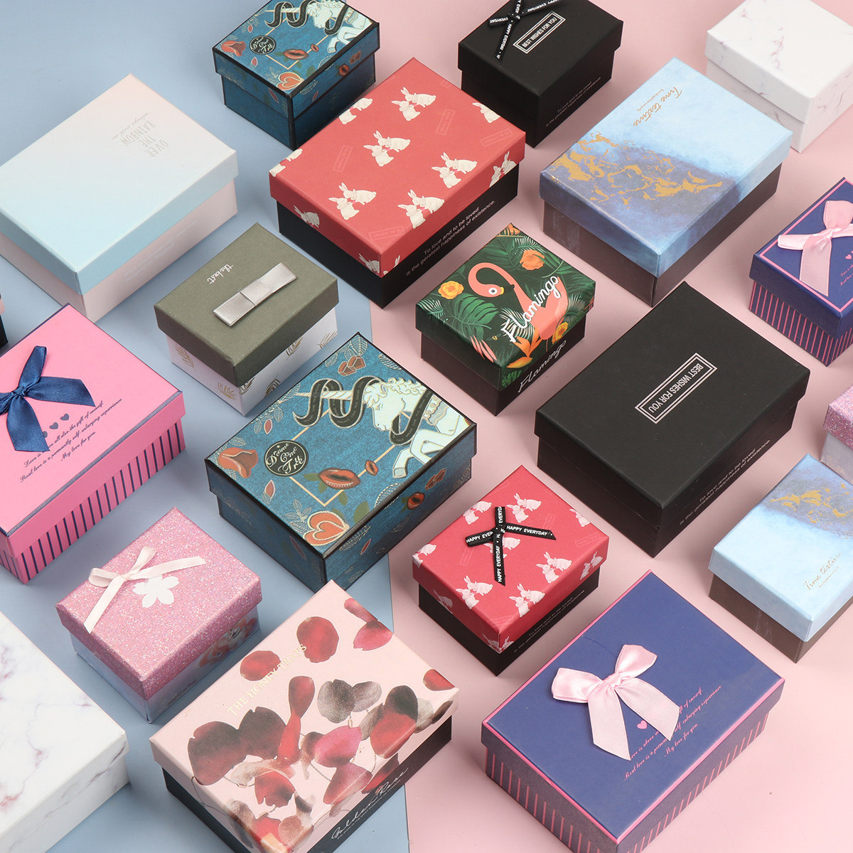 礼物盒小号精致生日口红礼品盒精美包装盒子伴手礼空盒ins风高档