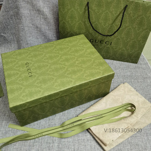 古驰绿色包装盒图片