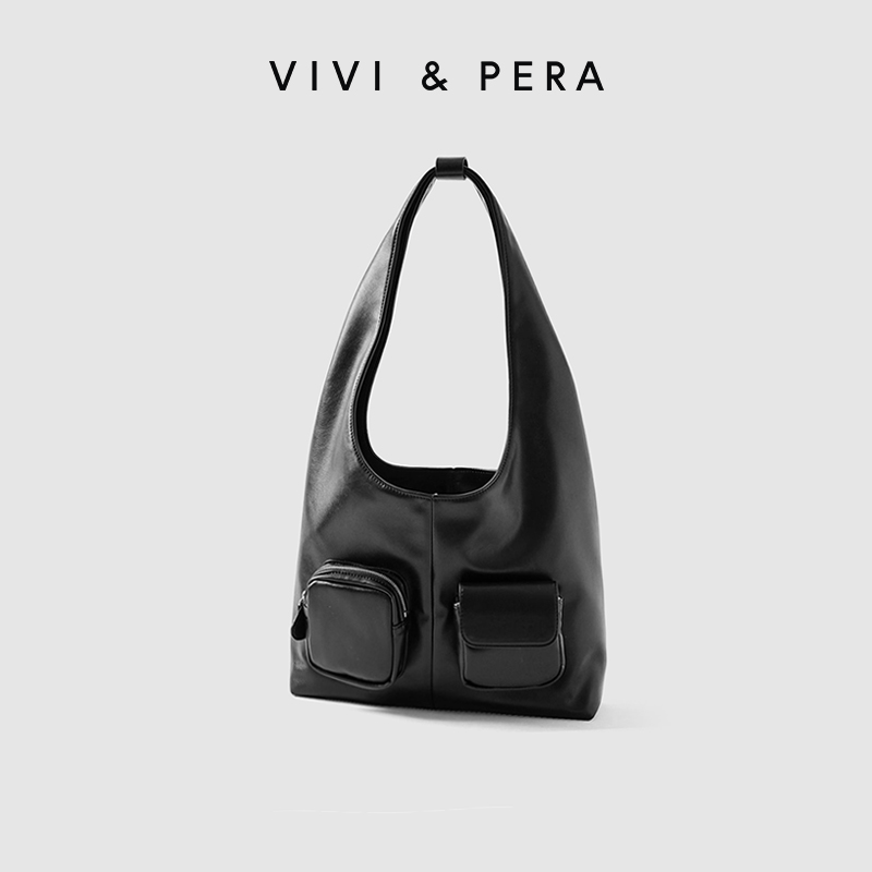 VIVI&PERA 2024新款中性包包单肩包手提包三角包腋下包托特包女包