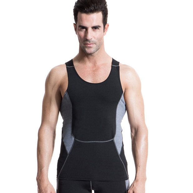 Man Running Vest Workout Tank Tops Gym Mens Sports男速干背心