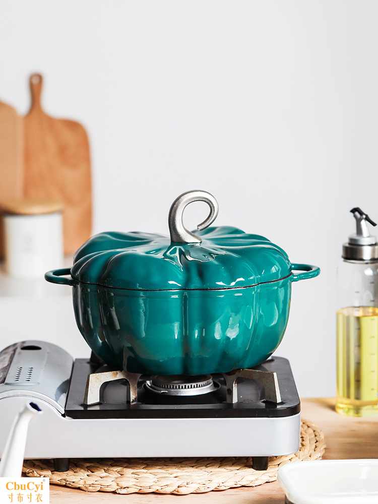 芬芳 创意南瓜珐琅铸铁锅家用双耳搪瓷煲汤锅炖锅电磁炉通用|msdalam kategori dapur/memasak Appliances, memasak Appliances, Periuk belanga/Pot/cerek, stockpot - dari Buy2taobao.com untuk memberikan perkhidmatan ejen Taobao profesional membeli