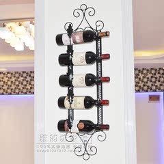 红酒架壁挂创意 葡萄酒架装饰品摆设吧台吊架倒挂酒架摆件 客厅