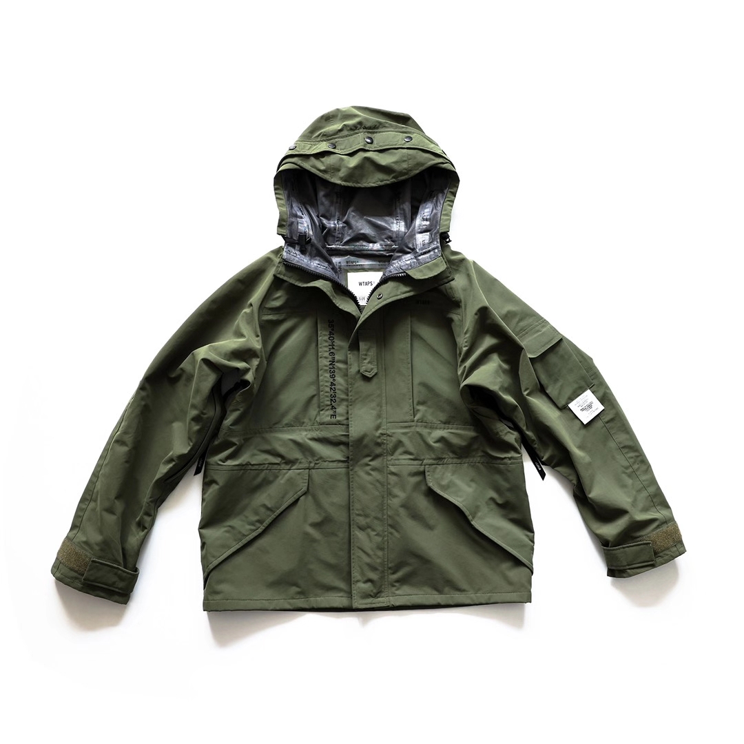 WTAPS SHERPA/JACKET.NYLON.TAFFETA.3LAYER 复合连帽夹克冲锋衣