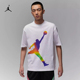 耐克/NIKE JORDAN男子运动宽松下站东单篮球短袖T恤HF6593-100