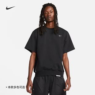 耐克/NIKE男子运动休闲法式毛圈圆领篮球短袖T恤DX0328-010-063