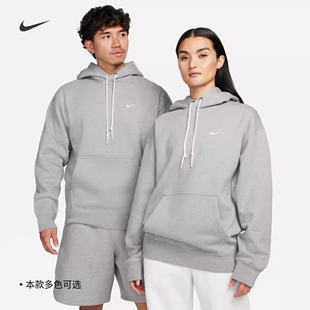 耐克/NIKE男子运动休闲加绒刺绣小勾子连帽卫衣DX1356-010-063