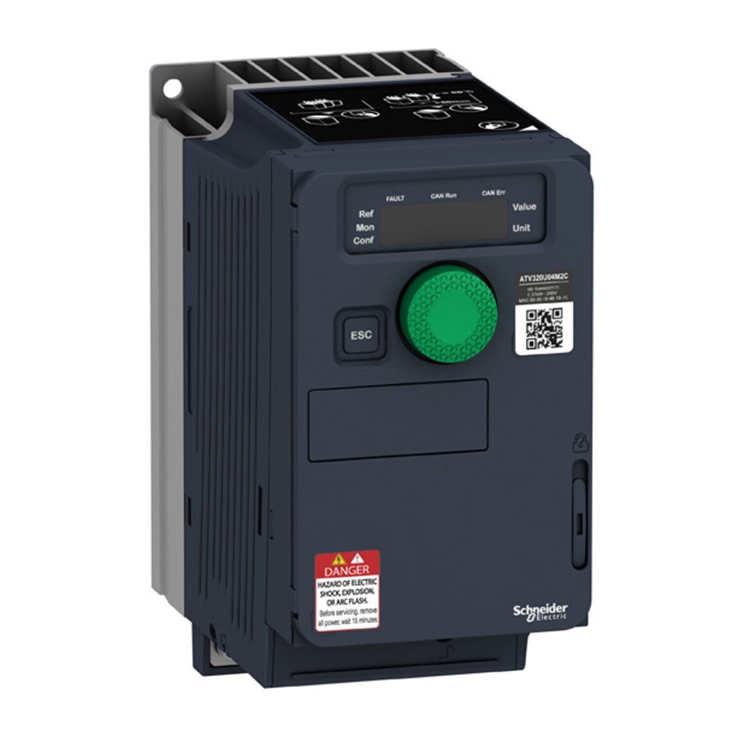 施耐德atv320u55n4b变频器起动器5.5kw书本型机械设备专用变频器