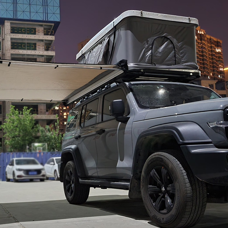 坦克300suv车顶帐篷硬壳汽车载双人帐篷户外液压速开越野车顶帐篷