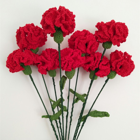 微钩花朵材料包手工钩花diy手工diy编织花朵 毛线花 钩花钩针编织