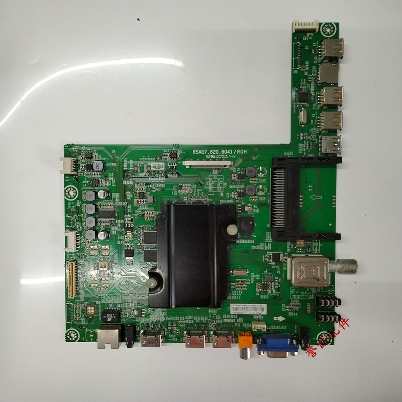 原装海信led55k380u55ec650un主板rsag78206041he550hub81pcb电路板