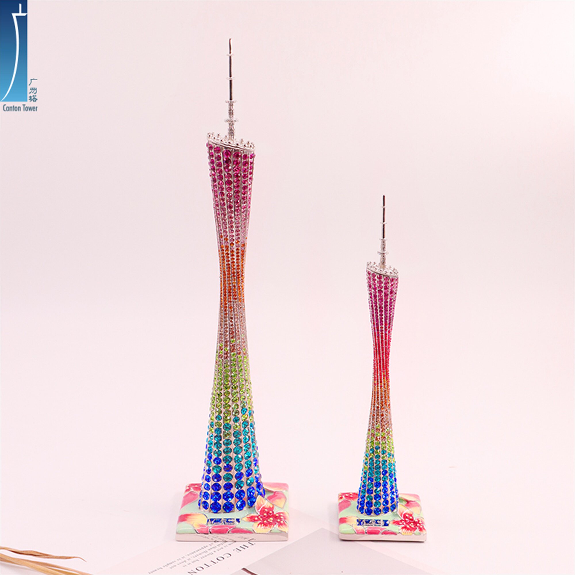 广州塔纪念品广州塔模型水晶广州塔摆件家居装饰摆件活动商务礼品