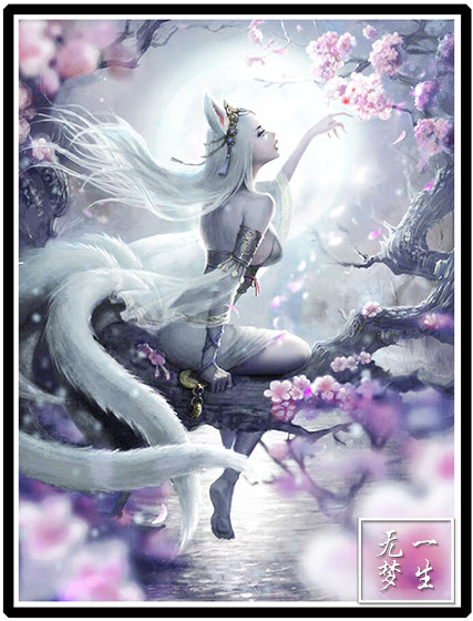 正品新款5d魔方钻石画狐仙美女满钻圆钻十字绣樱花九尾狐娘娘客厅