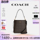 【官方授权】COACH/蔻驰女包Mollie28 经典老花水桶包单肩斜挎包