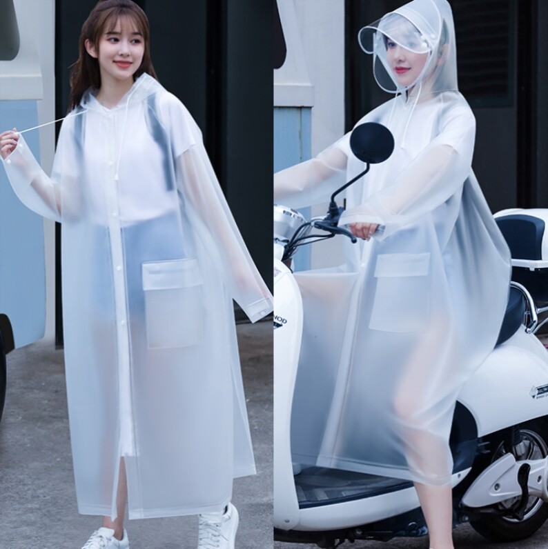 雨披女款网红雨衣时尚款外穿女式单人大人骑自行车电动车人车分离