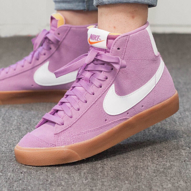 nike耐克官网女鞋高帮粉色板鞋2021夏季新款运动鞋翻毛皮休闲鞋