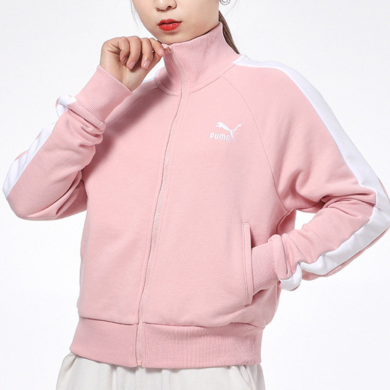 puma彪马官网外套女2021新款运动服休闲防风立领上衣夹克女531412