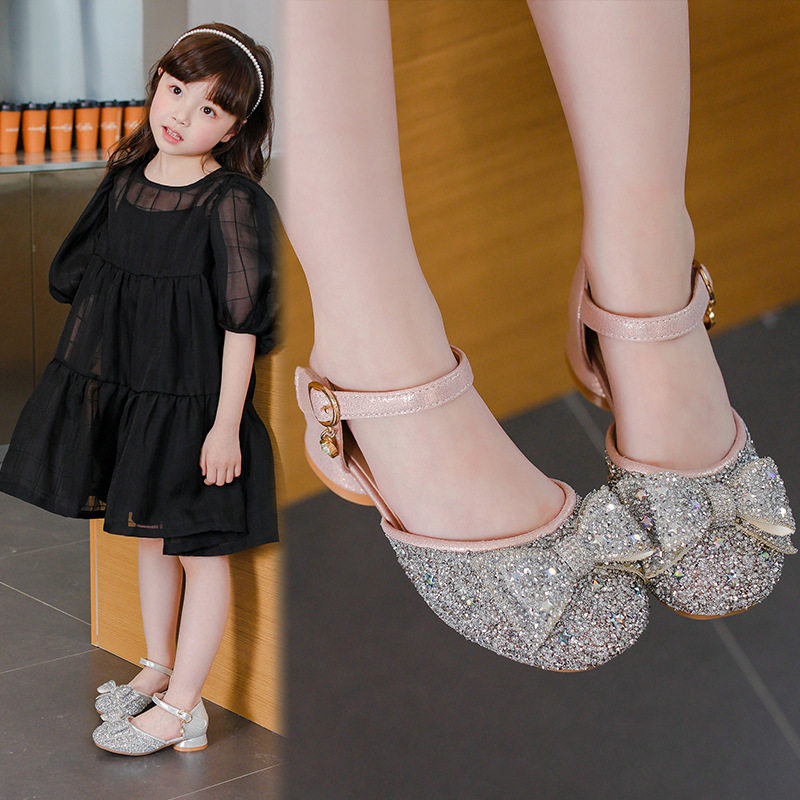 儿童高跟鞋女公主高跟小学生大额优惠券
