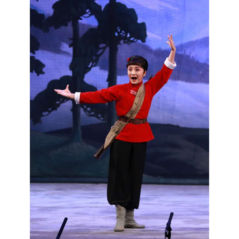 戏剧戏曲智取威虎山服装杨子荣演出服古装表演服少剑波小常宝服装