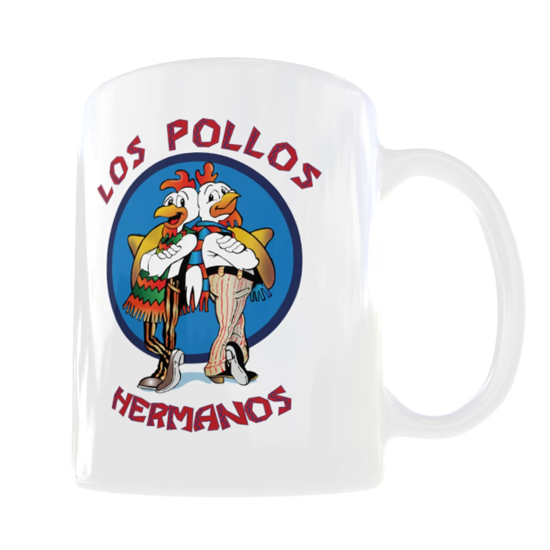 炸鸡叔Los Pollos Hermanos绝命毒师周边同款马克杯子 陶瓷水杯