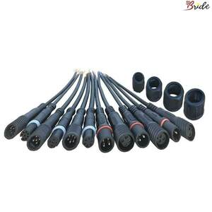 2线电线对接头公母对接插头防图片