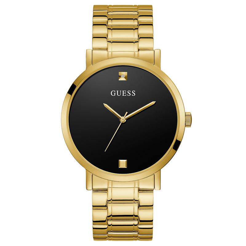 盖斯guess商务休闲ins风秋冬热销男手表diamondaccent黑金钢带