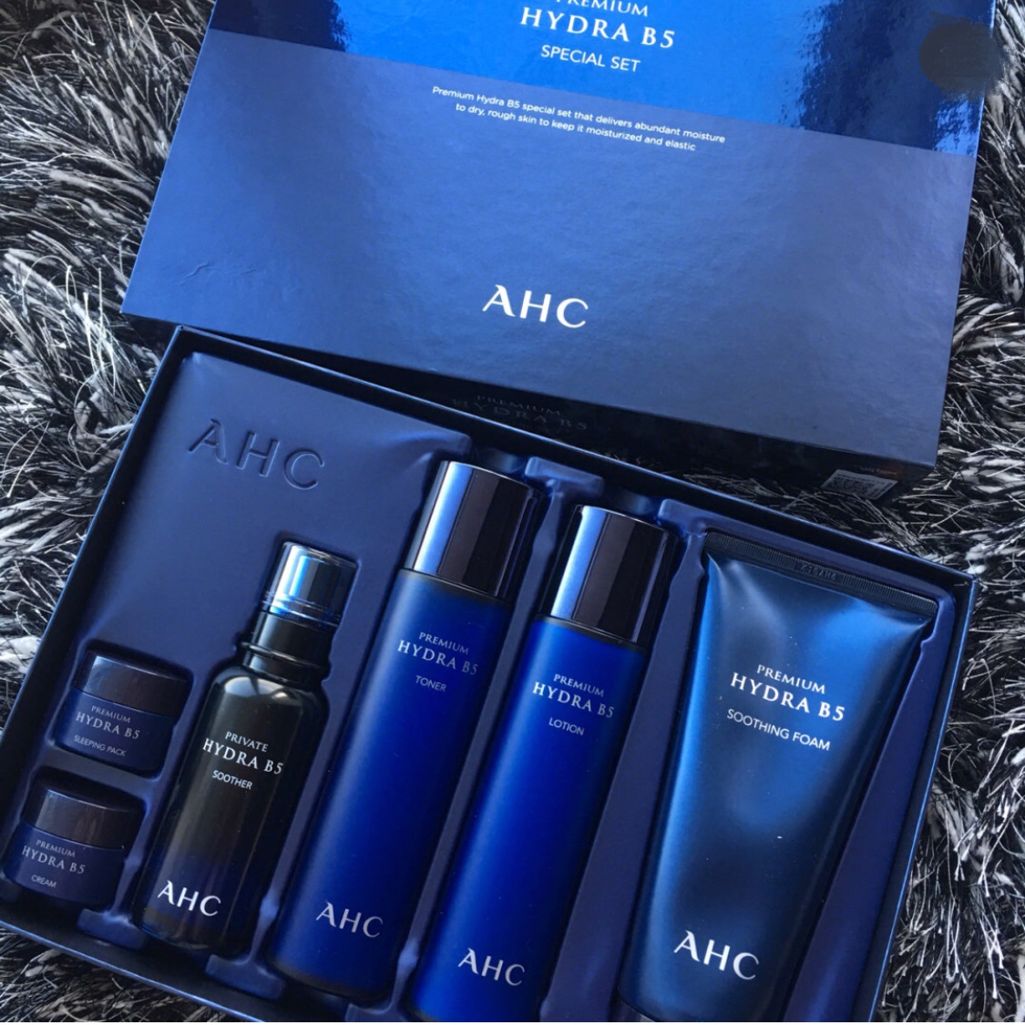 韩国ahc水乳b5玻尿酸精华套装大额优惠券