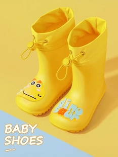 雨鞋男款2024新款儿童男童宝宝防滑雨靴学生女童幼儿防水防雨胶鞋