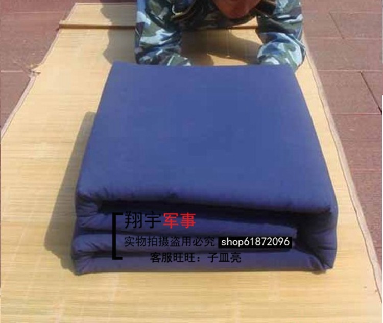 正品海军被 海蓝色棉被 热熔棉军被冬被 员工被褥 军绿色