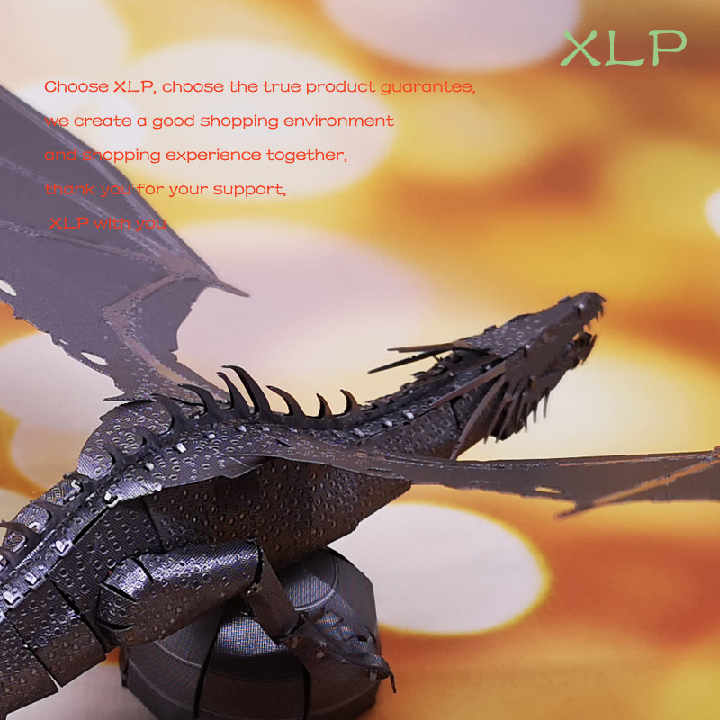 金属不锈钢diy免胶3d立体合金拼装模型 哈利波特 古灵阁龙礼品