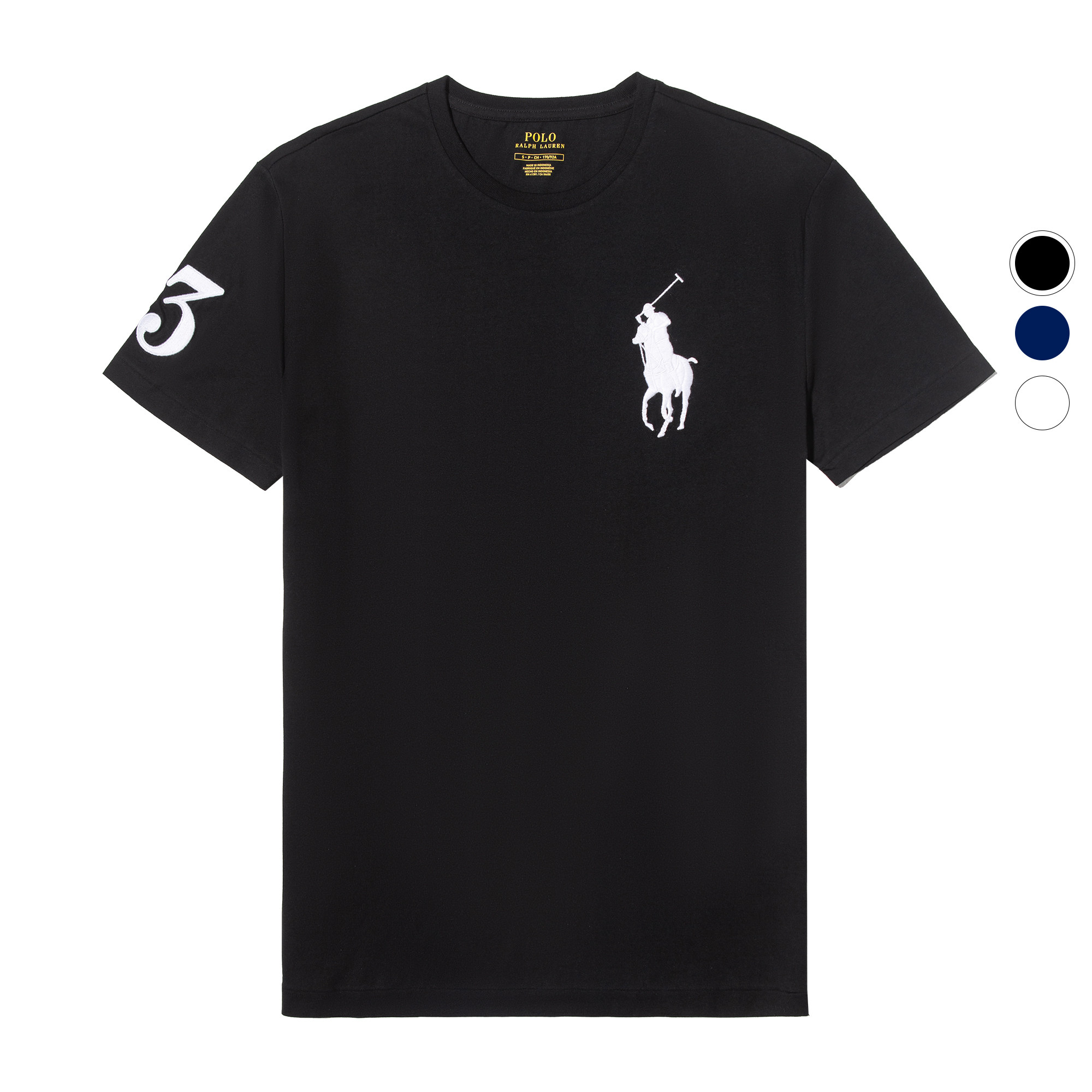 美国正品拉夫劳伦polo ralph lauren男士大马标短袖圆领纯色t恤夏