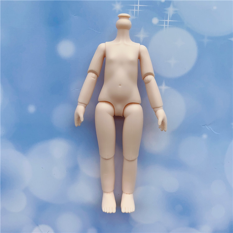 小布娃娃blythe白肌配丑丑身体大头妹冰儿6分bjd素体裸娃练