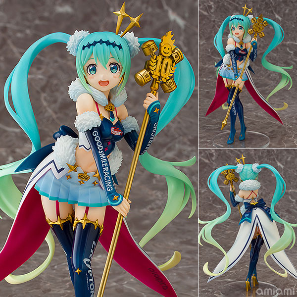 aquamarine初音未来racingmiku2018赛车初音正版手办手办