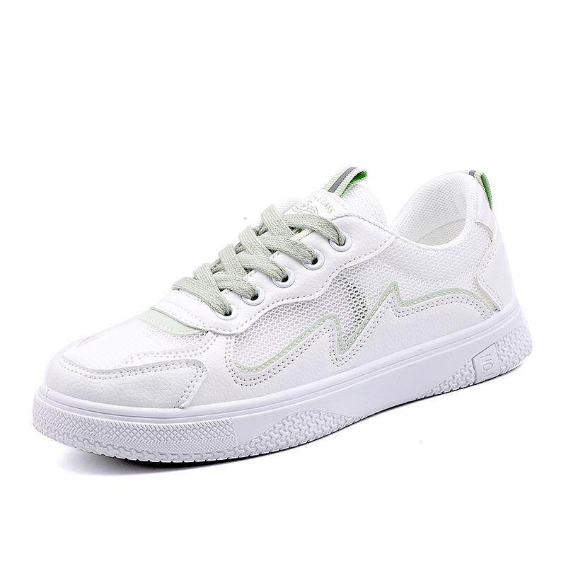 斯卡奇官网2022新款夏季薄款透气网面小白鞋女潮百搭平底女鞋春运