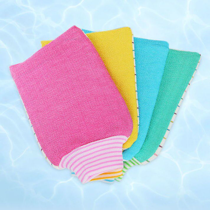 粗细两用加厚洗澡巾强力去污成人粗砂搓澡巾沐浴三件套搓澡不求人