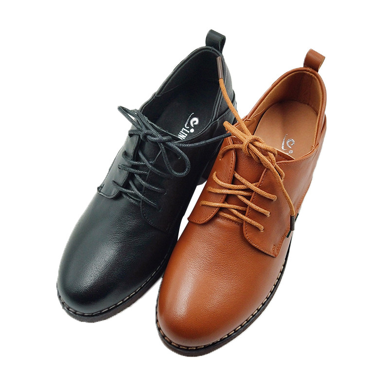 时时价 鞋包 菱光皮鞋品牌直销 b187b8576菱光2018秋季新款舒适系带