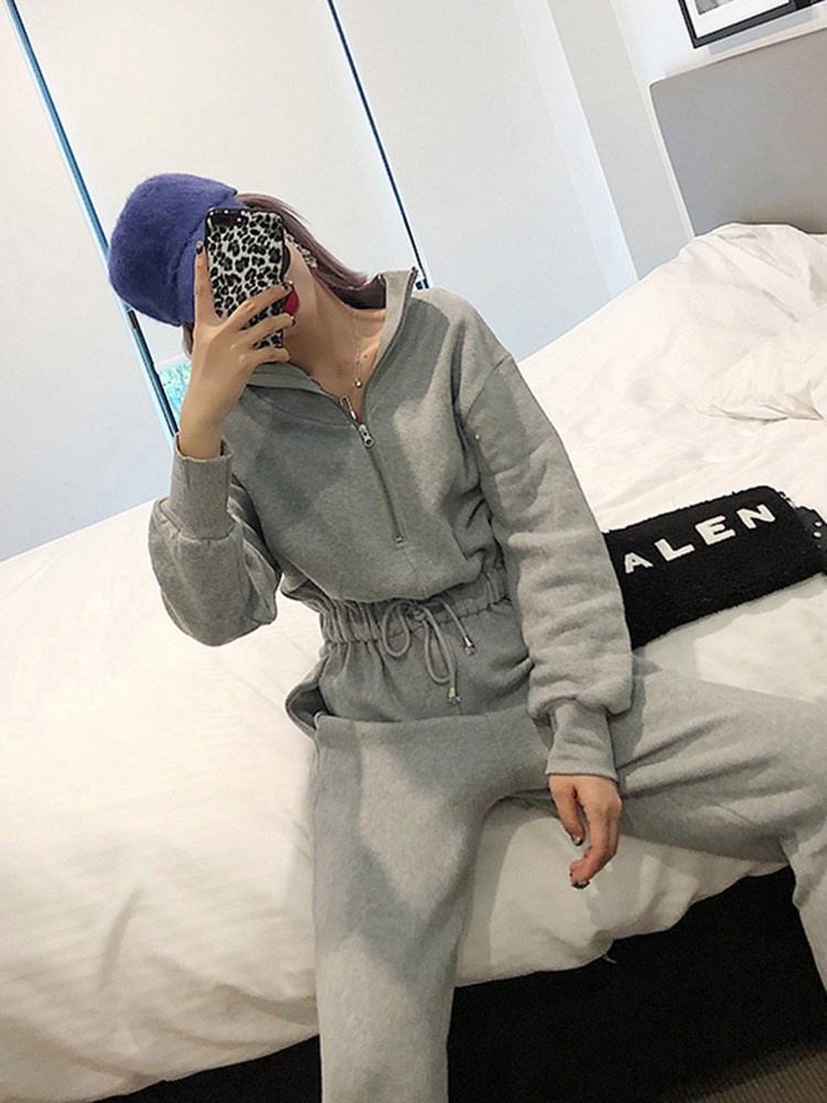 Liwanjun leisure time Jumpsuits 2019 new pattern Paige Show thin motion leisure time Jumpsuits Korean Edition suitin the Women's clothing/Boutique , Pants , Casual pants category - from Buy2taobao.com to provide professional Taobao agent buy service