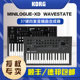 KORG科音MINILOGUE-XD WAVESTATE 37键4复音16步进编程模拟合成器