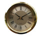 北欧摆件配钟表头 高端金色ROHS认证 镶嵌钟表头 样板房摆件钟表
