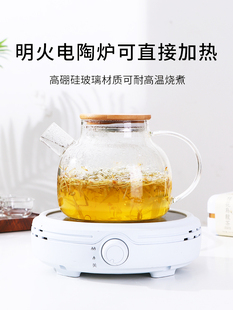 玻璃冷水壶耐高温家用食品级凉水茶壶大容量果茶壶凉白开水杯套装