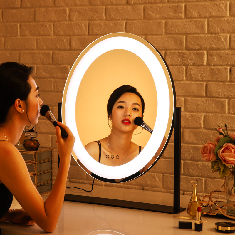 大号led化妆镜带灯台式led灯便携梳妆镜子卧室网红抖音美容补光镜|msdalam kategori keluarga/Alat Pembersihan peribadi, Peralatan pembersihan penjagaan diri, com/Cermin mudah alih, cermin mudah alih - dari Buy2taobao.com untuk memberikan perkhidmatan ejen Taobao profesional membeli