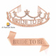 Bride To Be Crown Wedding Accessories Fashion Rhinestone Hea