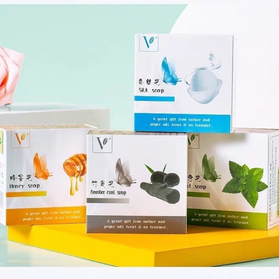 VJT小V皂天然手工皂蜂蜜皂薄荷皂