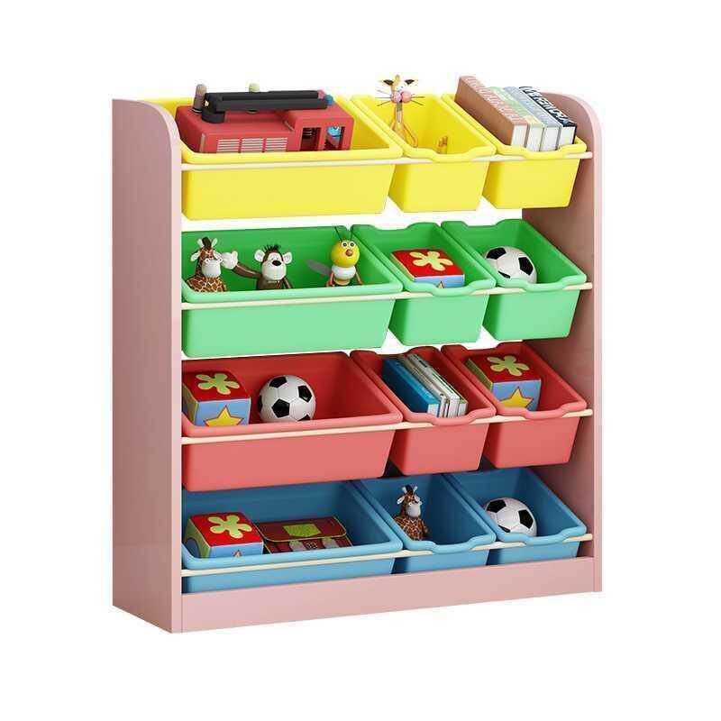 大层玩架整架宝置童子儿物婴落宝多收幼地具书柜家本纳用理儿绘e