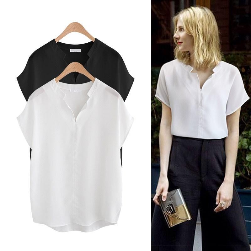 women casual t shirt plus big size new white blouse tops2018在类目 女装/女士精品, 衬衫中 - 来自Buy2taobao.com提供专业的淘宝代购服务