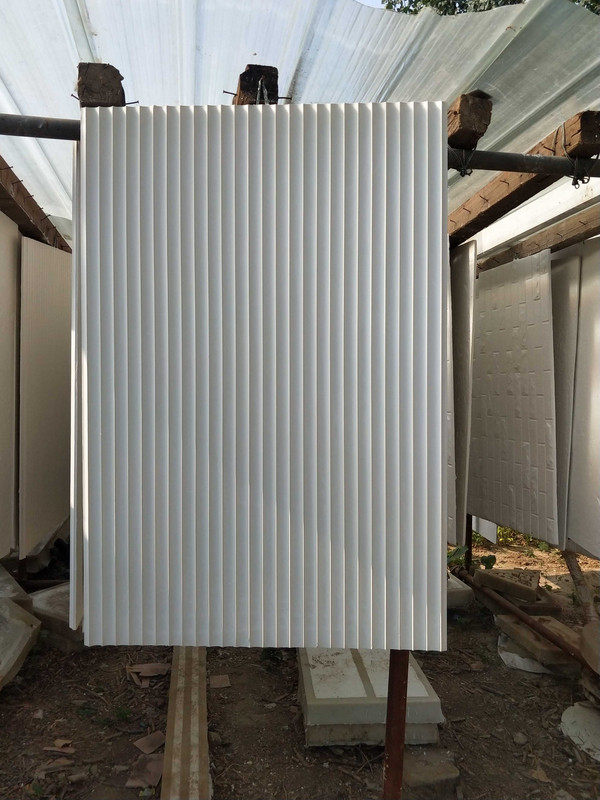 条纹板 厂家石膏文化砖 背景墙装饰石膏板石膏墙面装饰板 凹槽