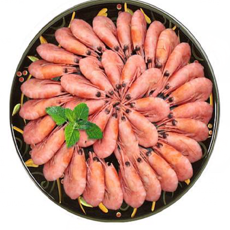 北极甜虾元宝虾头膏头籽腹籽抱籽带籽