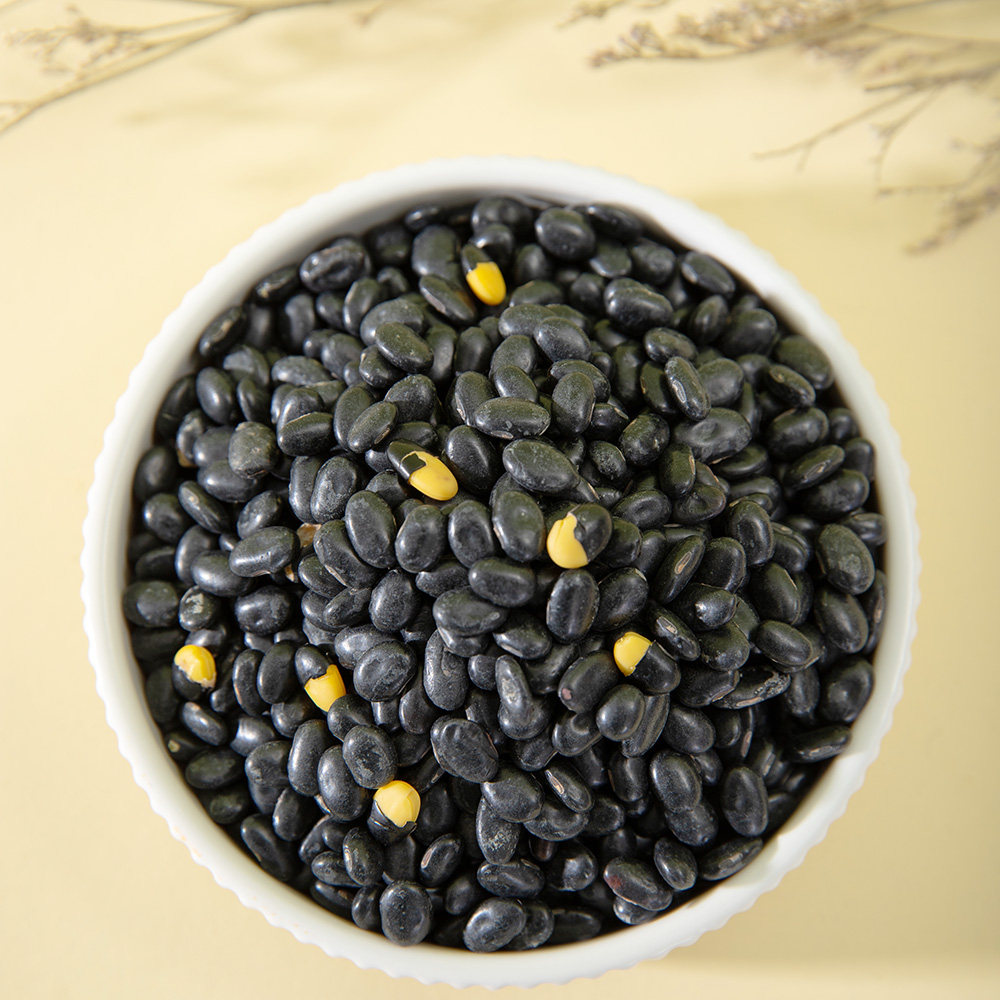 小黑豆农家自产磨豆浆醋泡黑小豆