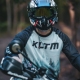 KLTM夏季越野摩托车骑行服森林山地骑行速降服长袖网眼透气速干衣